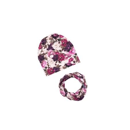 KLOBÚK ULKA S CHRÁNIČOM PRE DIEVČATKO 6-12 MESIACOV ROYAL RUBY