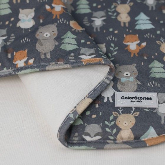 ColorStories - Тепла ковдра з бавовняного трикотажу - Woodland