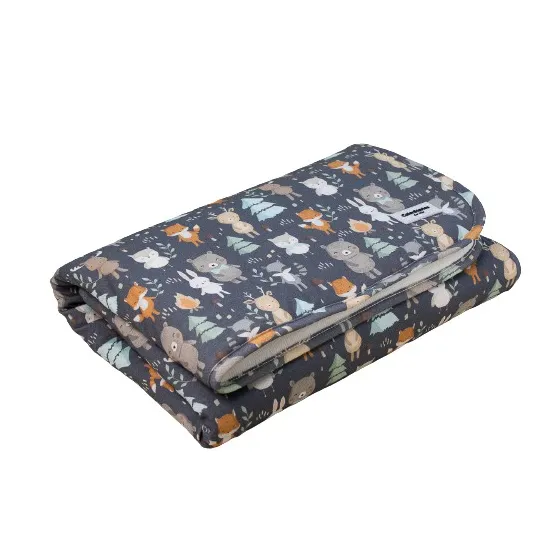 ColorStories - Pamut takaró melegítette Jersey-Woodland Gray-t