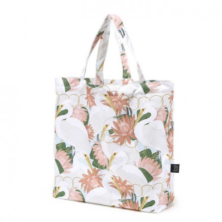 LA MILLOU TASCHE SHOPPER BAG - HERON IN EINEM ROSA LOTUS