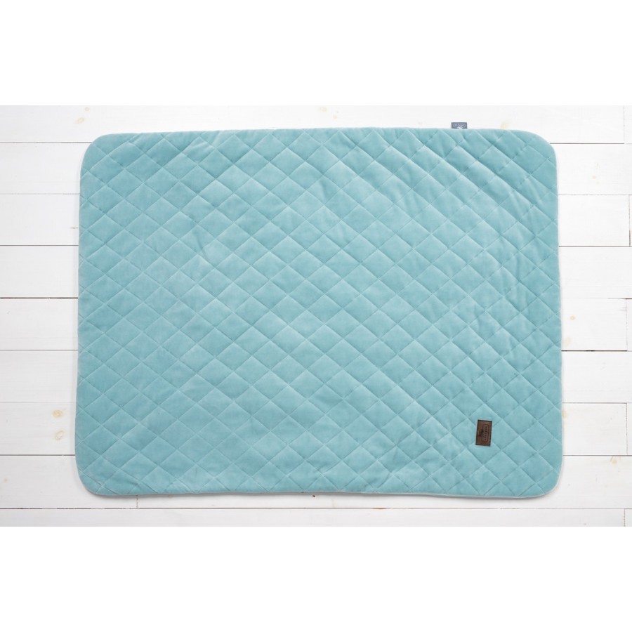 SLEEPEE Velor Blanket ROYAL BABY DENIM cushion