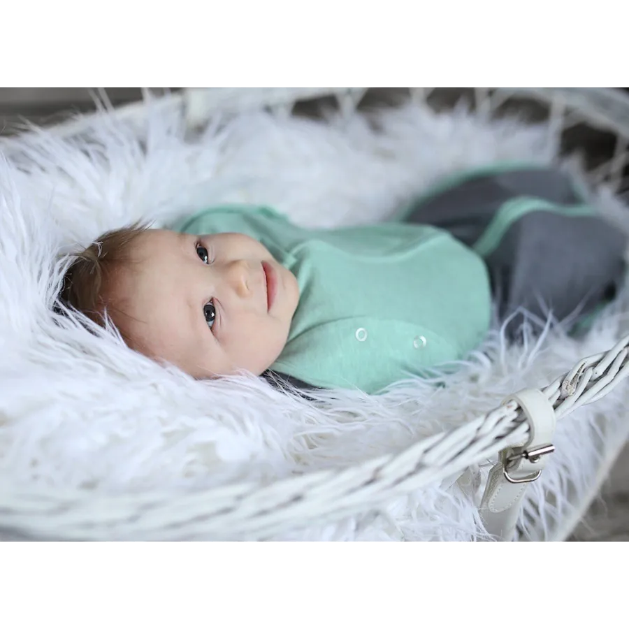 SLEEPEE SECOND STEP swaddle - Melange pink and gray