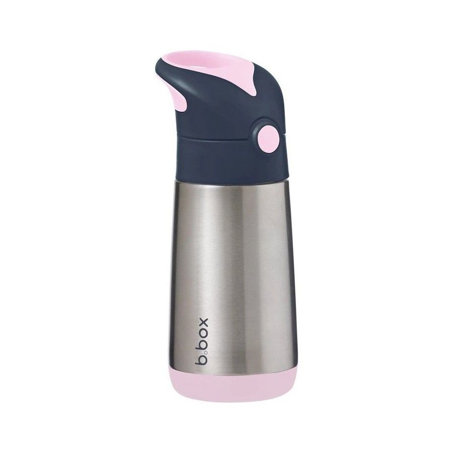 b.box Termobutelka ze słomką indigo rose 350 ml