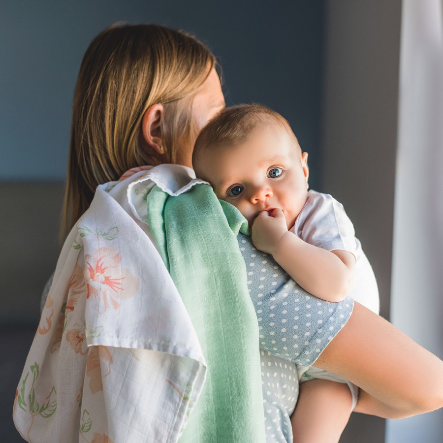 BabyOno muslin diapers. Super soft limonkowe