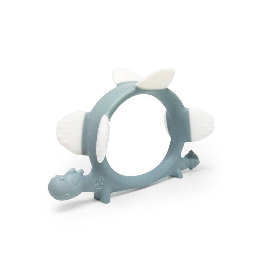 Smily Mia Anneau de dentition dinosaure Norman Iron vert