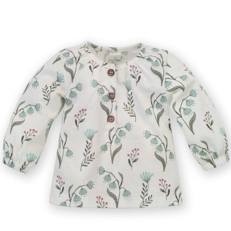 Pinokio DL MY GARDEN BLOUSE 68 ECRU PRINT