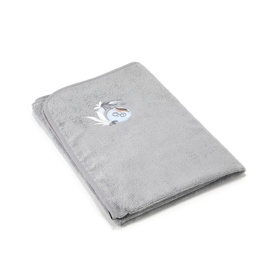 LA MILLOU RĘCZNIK BAMBOO SOFT-NEWBORN-BY WHATANNAWEARS-GREY-FLY ME TO THE MOON SKY