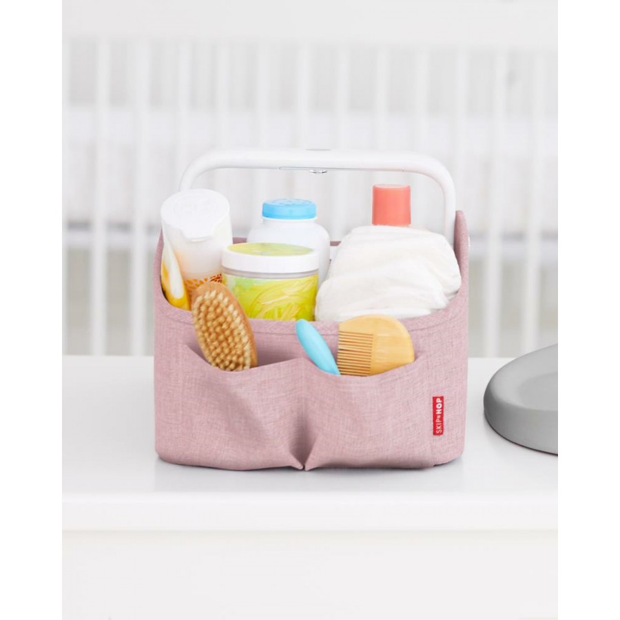 Skip Hop Organizer podróżny z lampką Heather Pink