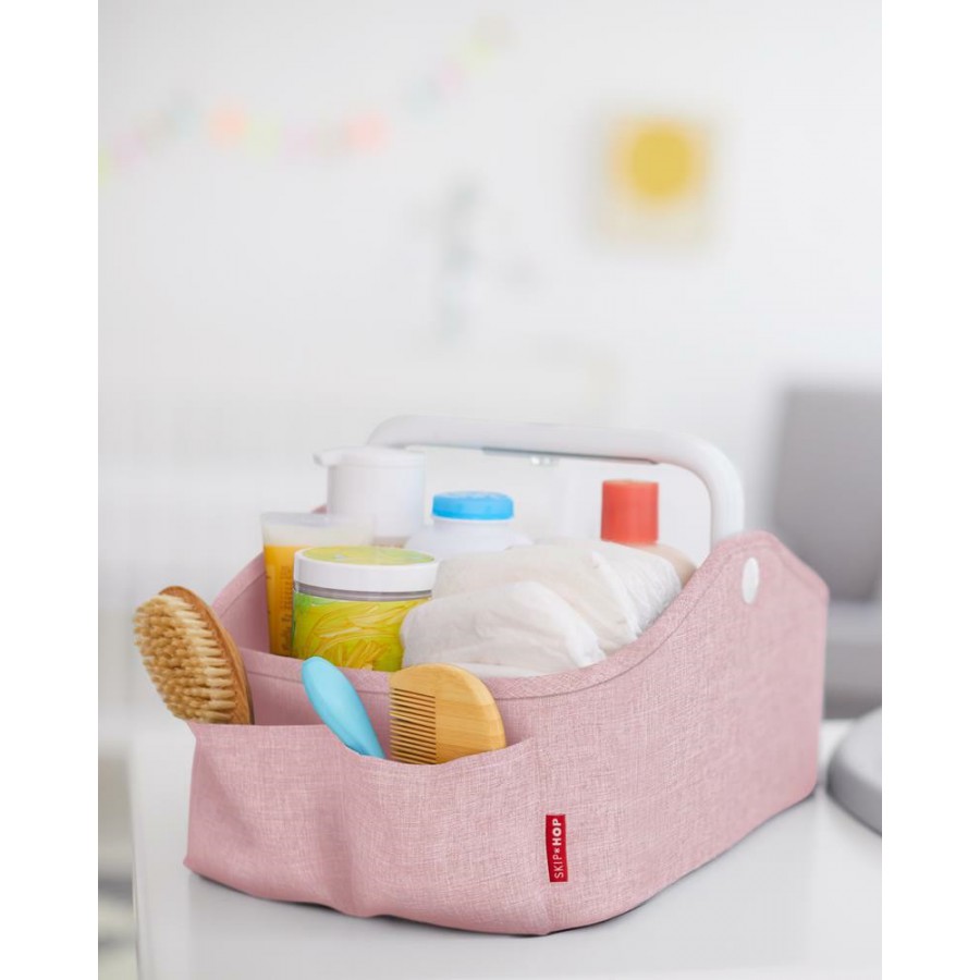 Skip Hop Organizer podróżny z lampką Heather Pink