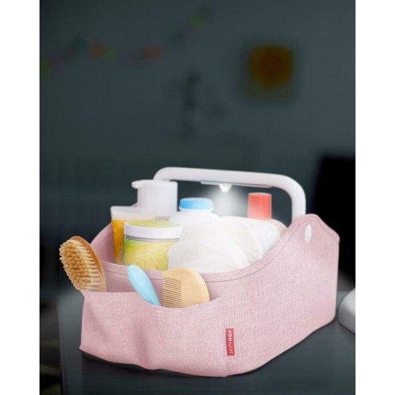 Skip Hop Organizer podróżny z lampką Heather Pink