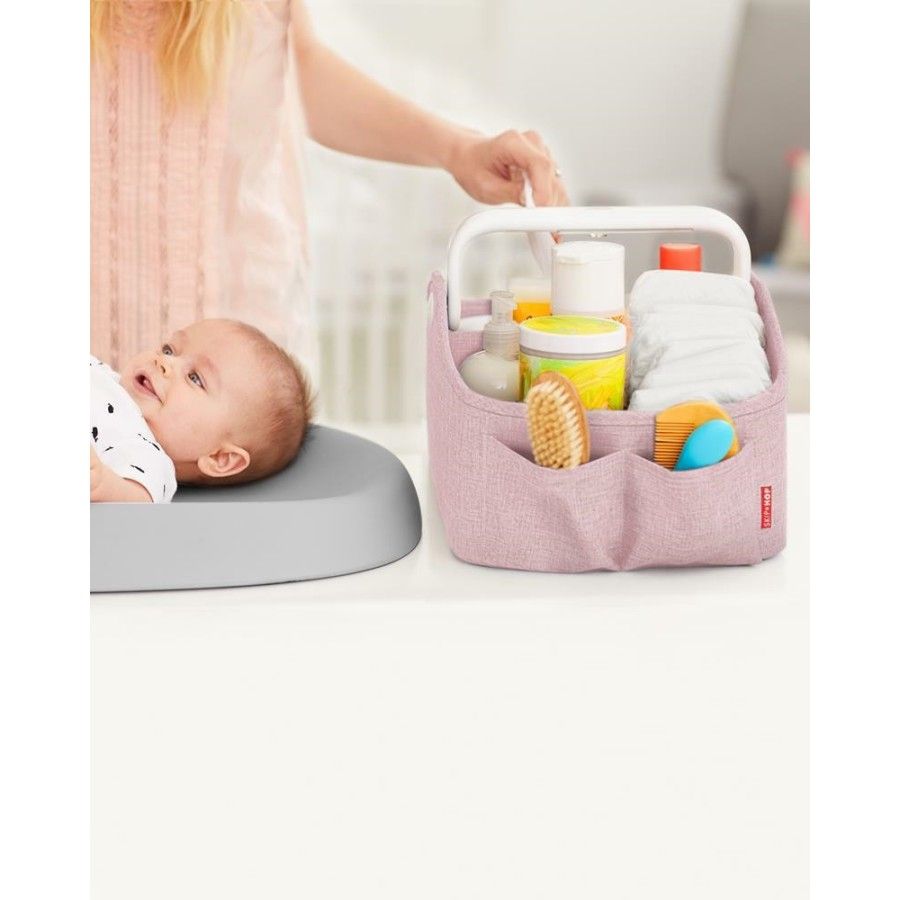 Skip Hop En researrangör med Heather Pink lampan