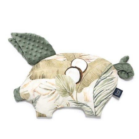 LA MILLOU PILLOW SLEEPY PIG MINKY - BOHO COCO - KHAKI