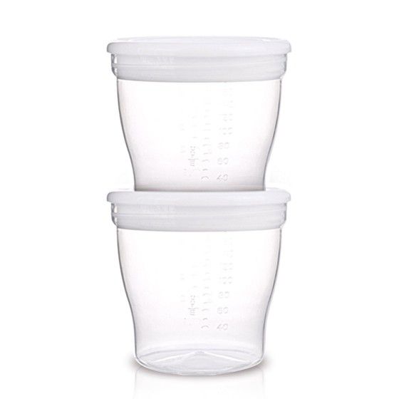 Canpol Förvaringsbehållare för mjölk/mat 4 st (180 ml)