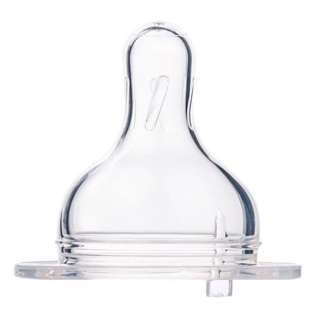 Canpol Silikónový cumlík EasyStart pre fľaše so širokým hrdlom.kaša 1 ks.