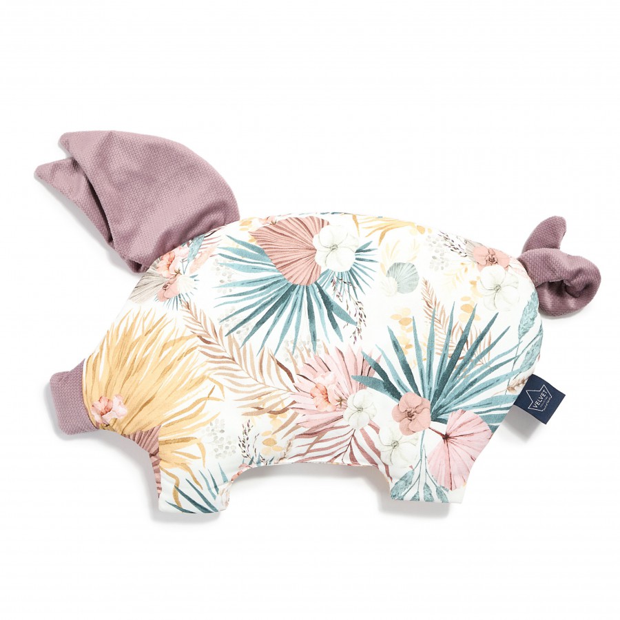 LA MILLOU VELVET COLLECTION - PODUSIA SLEEPY PIG - BOHO PALMS LIGHT - FRENCH LAVENDER