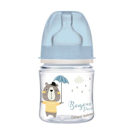 Canpol spädbarn bred anti-kolik flaska 120ml PP Easy Start BONJOUR