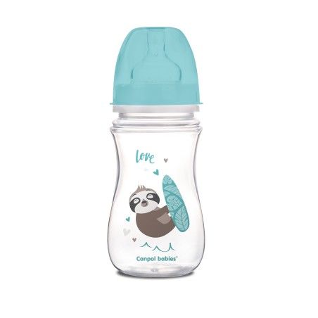 Canpol Babies Bottle Wide Anti-Ages 240ml PP EasyStart Exotic A