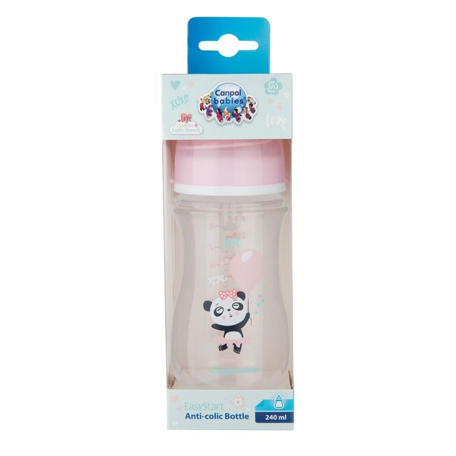 Canpol Baby's fles brede anti-cirkel 240ml pp easystart
