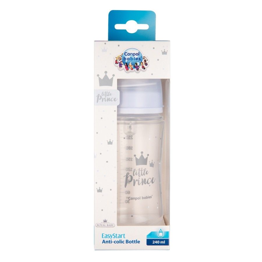 Canpol Babák üveg széles anti-korosztály 240ml PP Easy Start