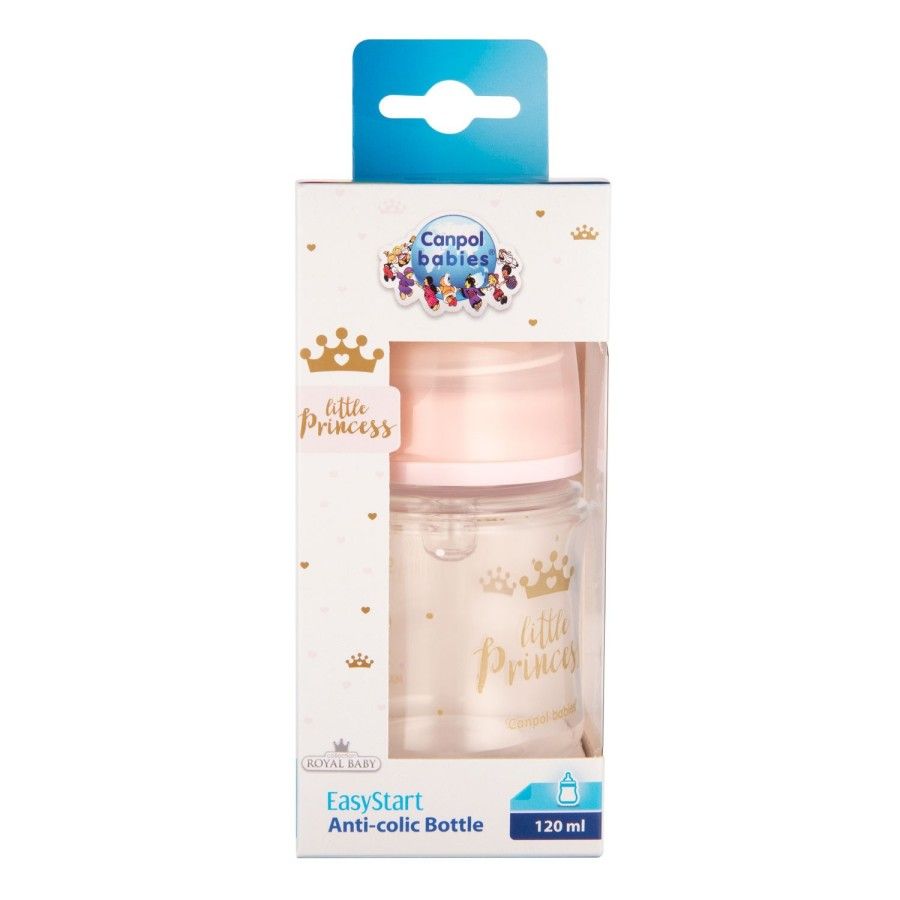 Canpol Babák üveg széles anti-korosztály 120ml PP Easy Start