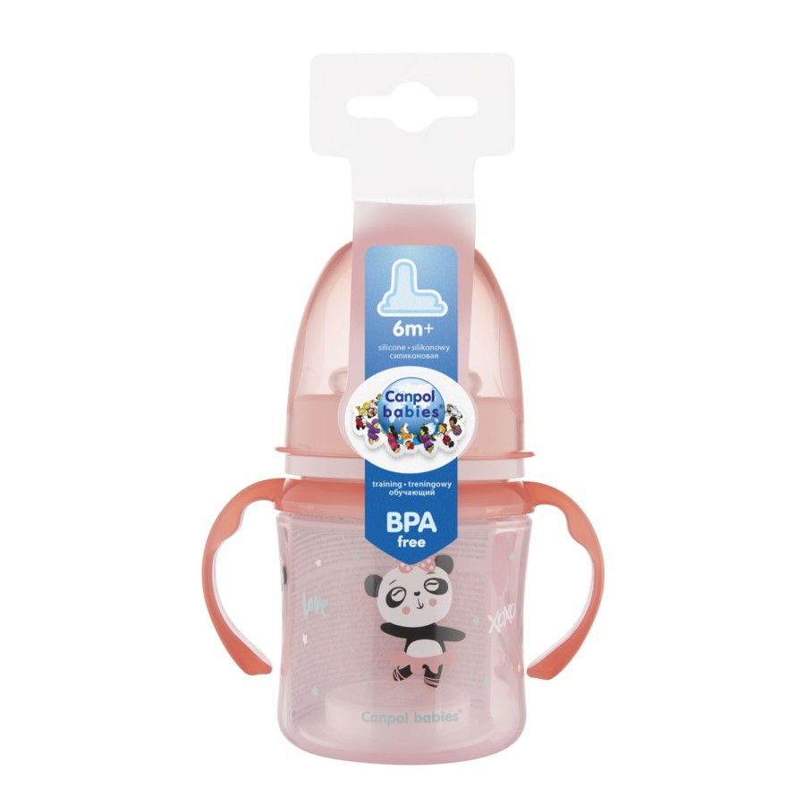 Canpol EasyStart training cup 120 ml - EXOTIC ANIMALS