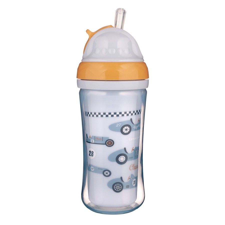 Canpol babies bidon ze składaną rurką silikonową 260ml samochody
