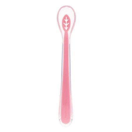Canpol baby silicone spoon - pink