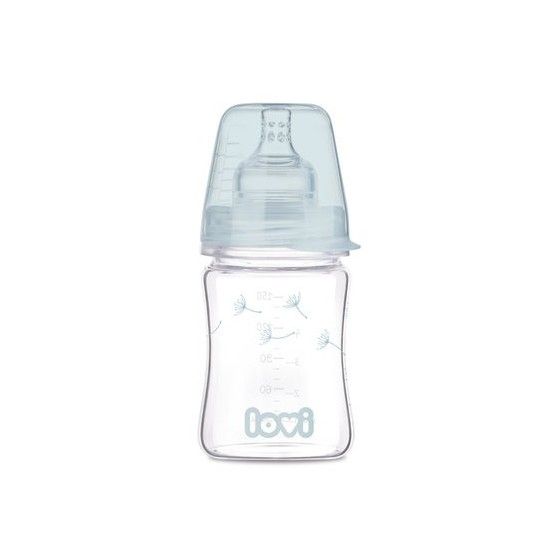 LOVI Bouteille en verre DIAMOND GLASS 150 ml Botanique