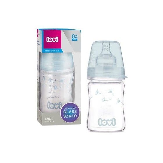 LOVI DIAMANT GLAS glasflaska 150 ml Botanic