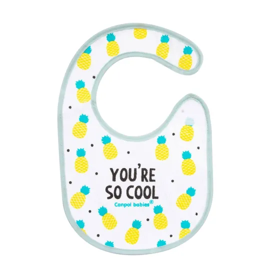 Canpol babies śliniak nieprzemakalny z frotte SO COOL