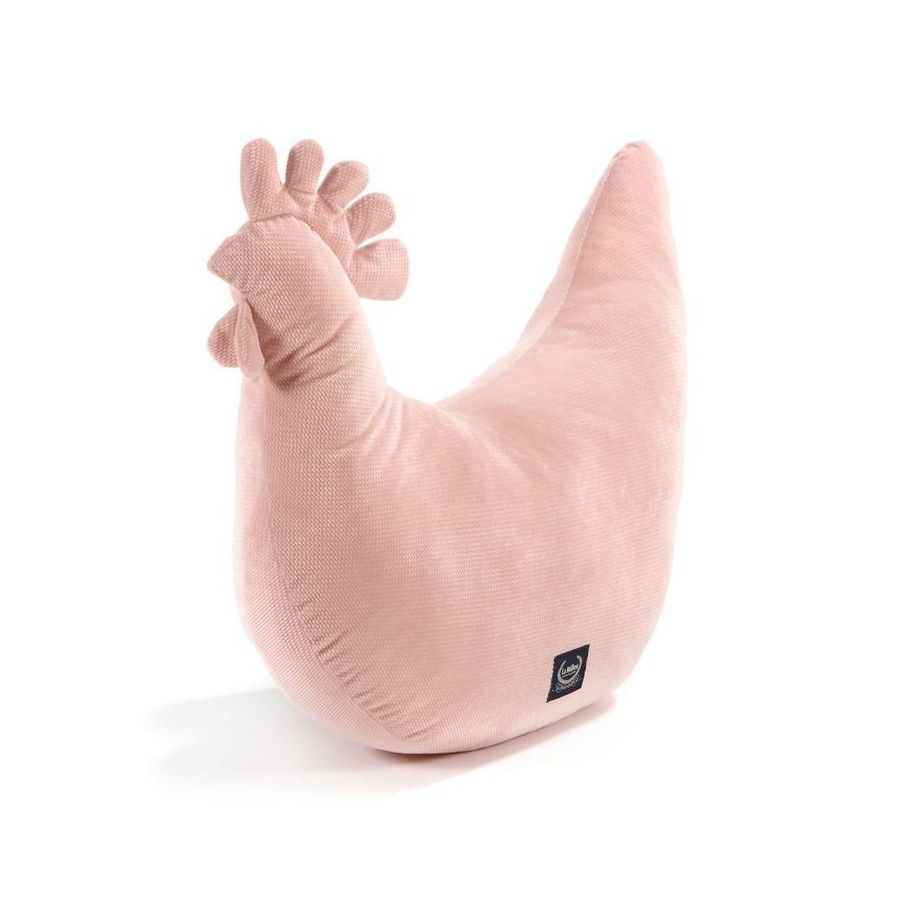 LA MILLOU PODUSZKA KURA BABCI DANY - POWDER PINK VELVET