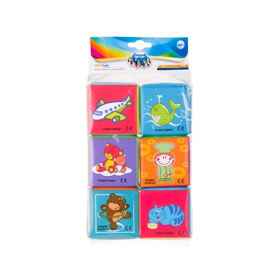 Canpol Educational cube Soft 6 pcs