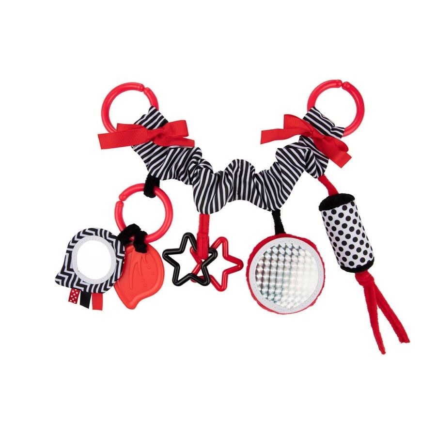 Canpol babies zawieszka do wózka/fotelika SENSORY TOYS red