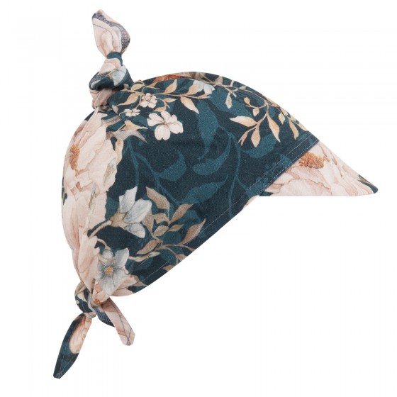 Samiboo - Bambusowa chustka z daszkiem Peonie Granat