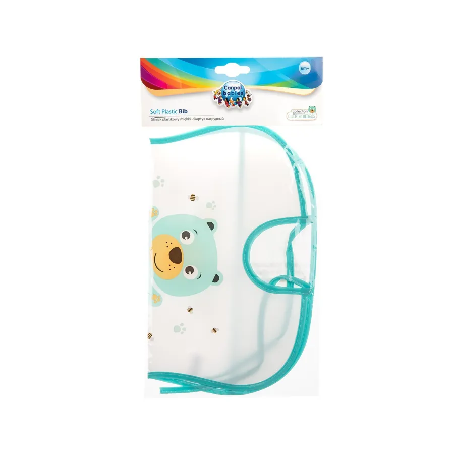 Canpol Śliniak plastikowy miękki