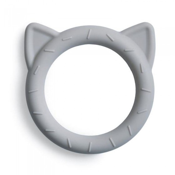 Mushie - Silicone teether bracelet CAT Stone