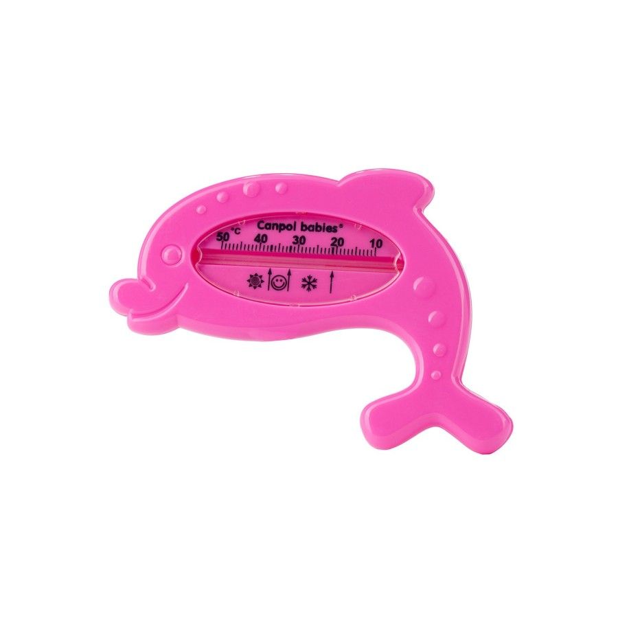 Canpol Termómetro de baño "delfín" rosa