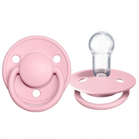 BIBS DE LUX BABY PINK ONE SIZE Beruhigungsmittel aus Silikon