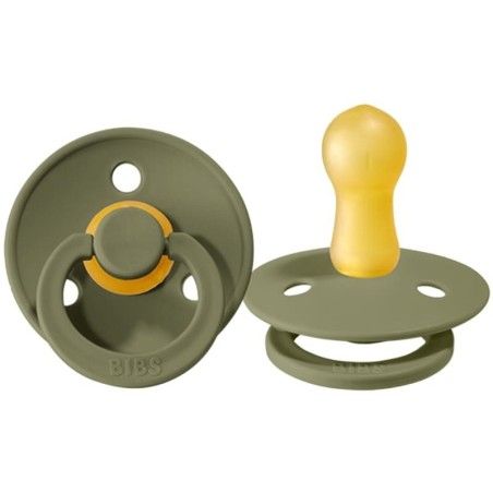 BIBS Оливковий Mcifier заспокійливий гумовий хевея