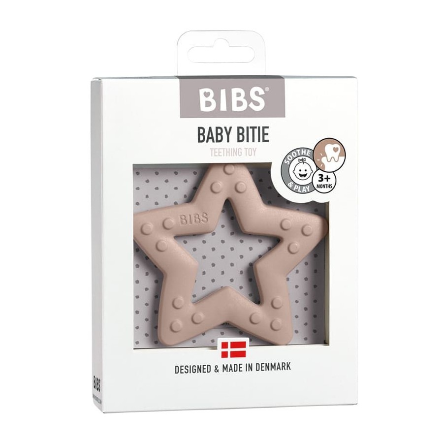 BIBS Baby Bitie STAR Blush gryzak dla niemowlaka