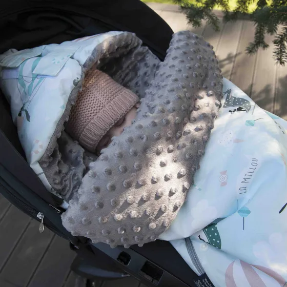 LA MILLOU STROLLER BAG PREMIUM ŚPIWOREK S FOLLOW ME CHESSBOARD