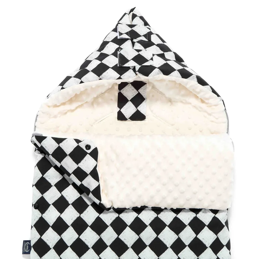 LA MILLOU STROLLER BAG PREMIUM ŚPIWOREK S FOLLOW ME CHESSBOARD