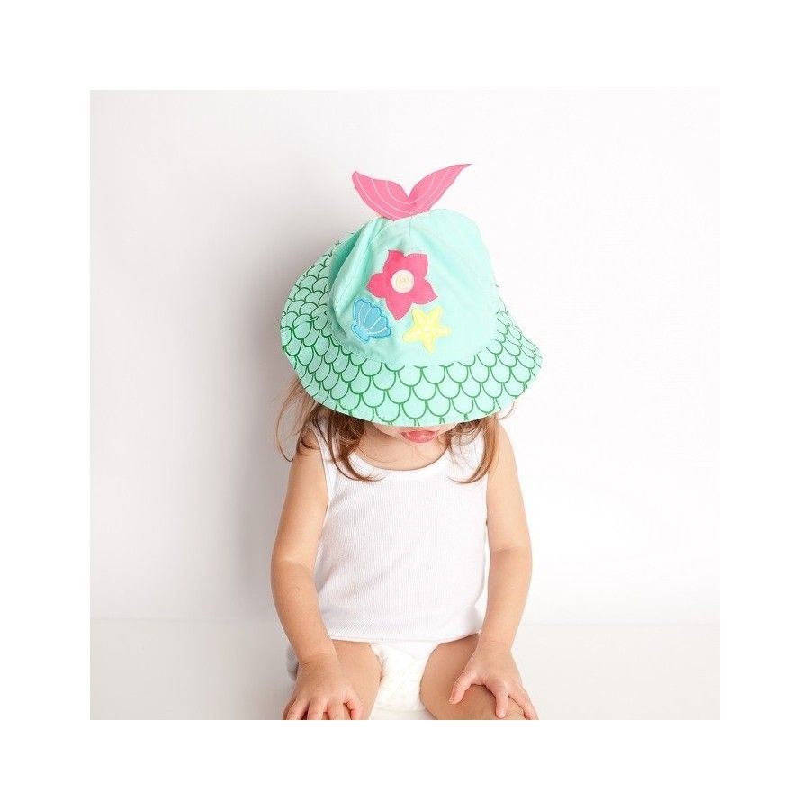 Zoocchini Kapelusz UV 50+ Syrenka 3-6M