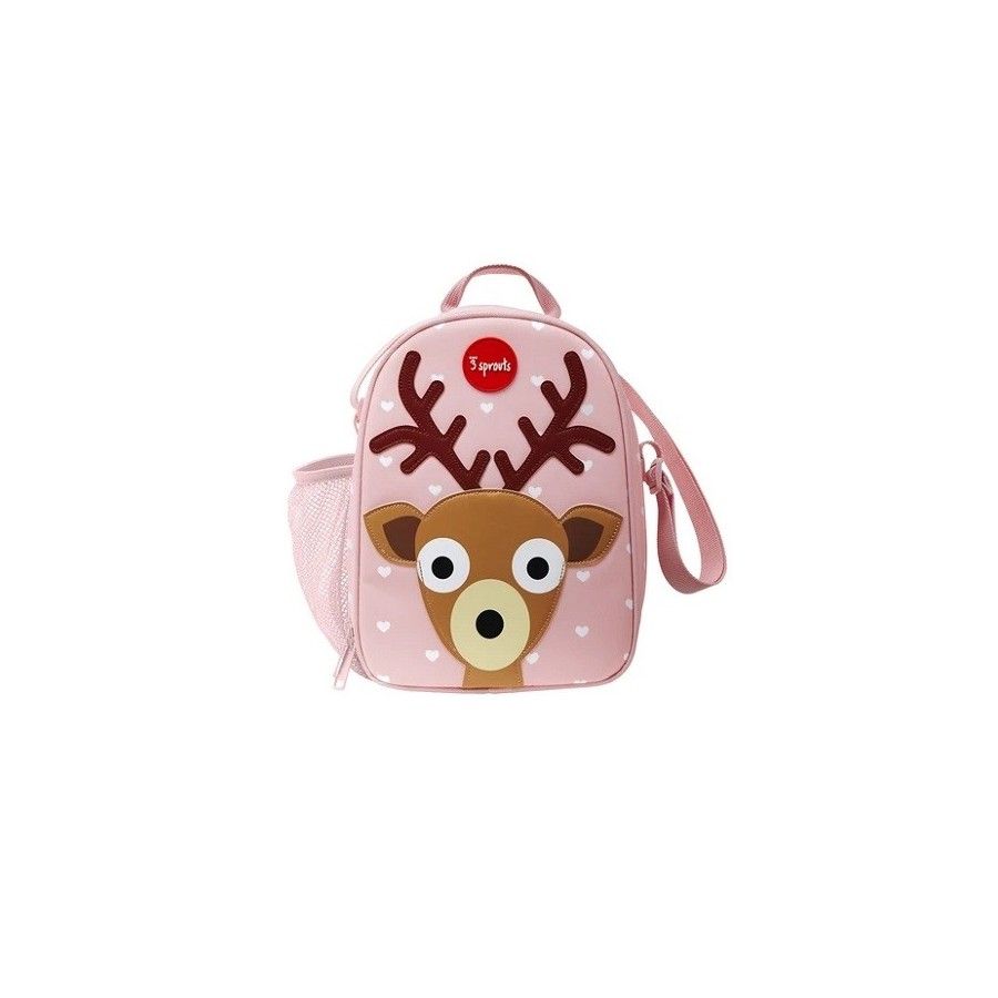 3 Sprouts Lunch Bag - Torba Śniadaniówka Dla Dzieci Jelonek