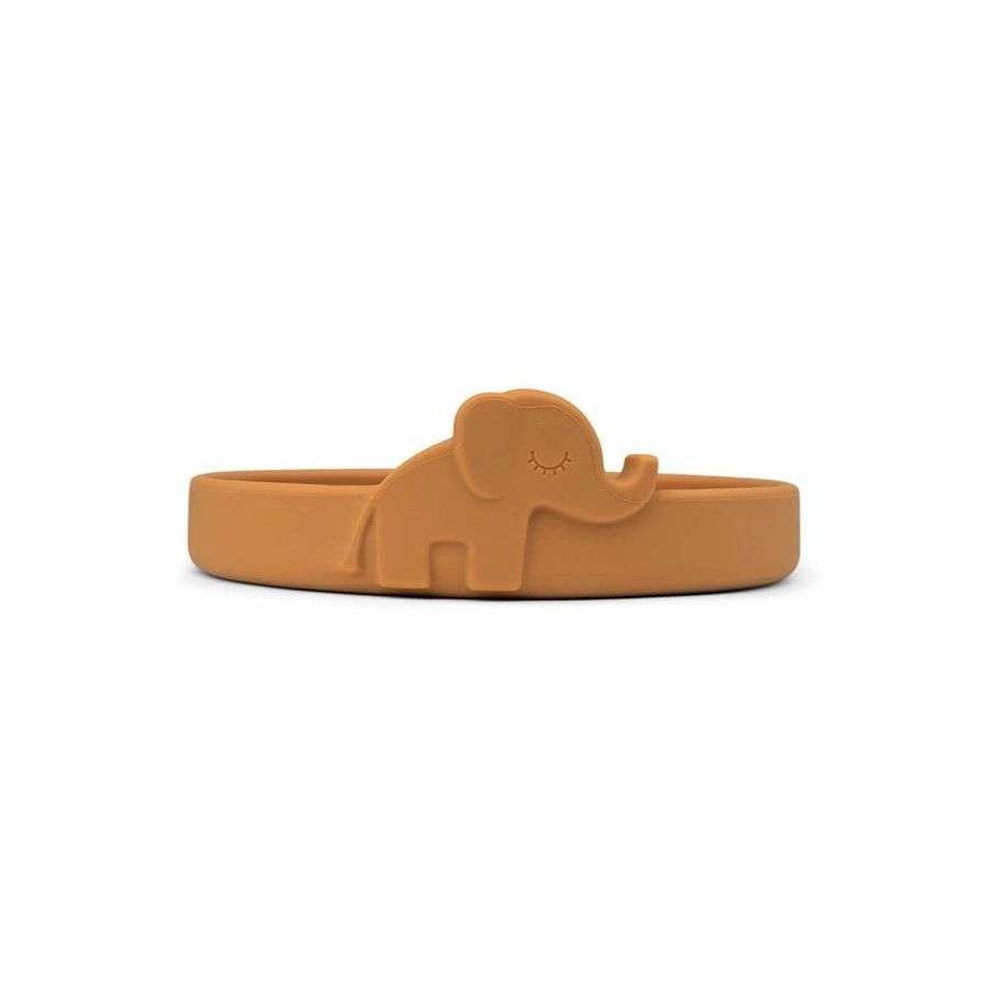 Done by Deer Peekaboo Silikonteller Senfgelb
