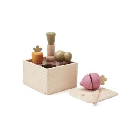 Kids Concept Fa zöldségek Sorter
