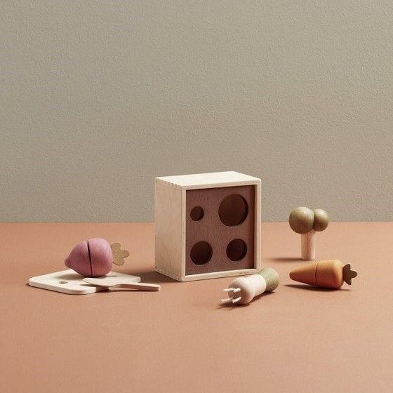 Kids Concept Fa zöldségek Sorter