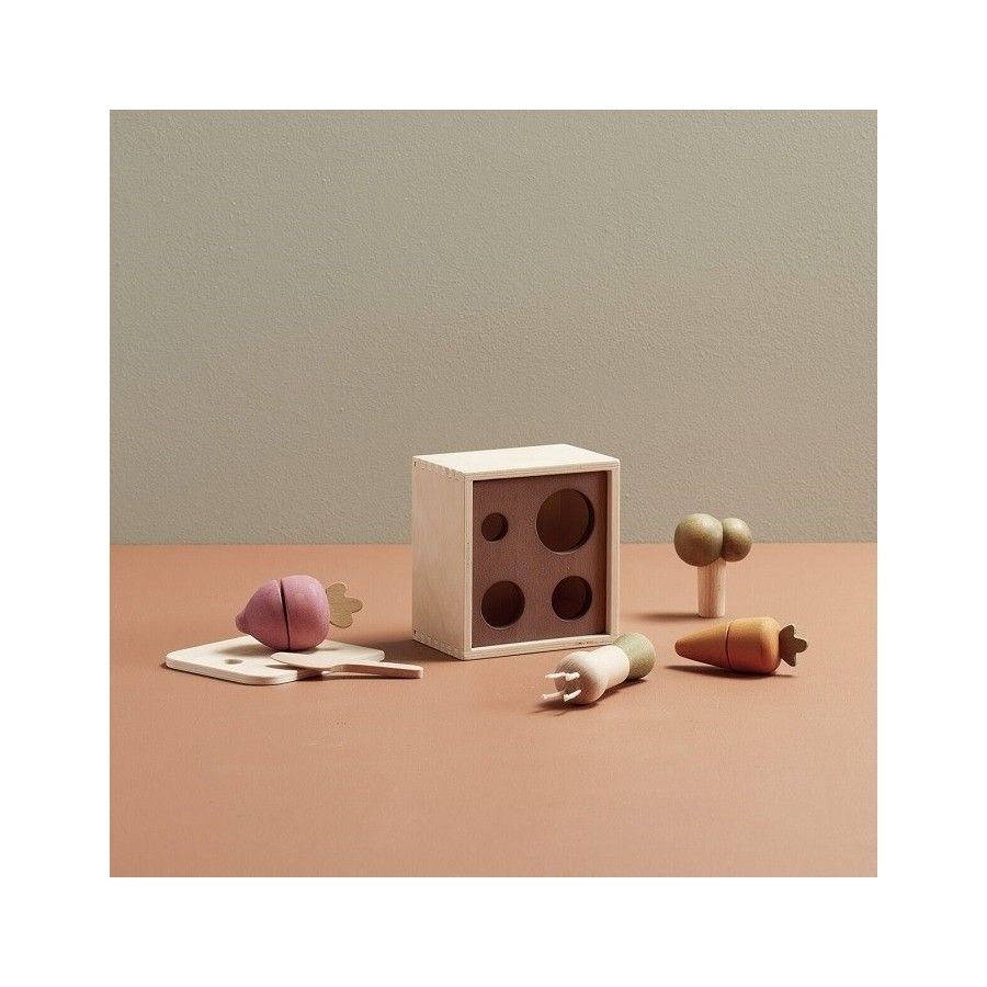 Kids Concept Fa zöldségek Sorter