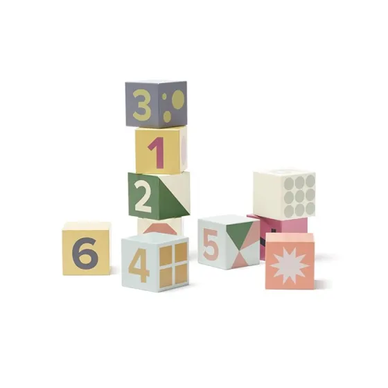 Kids Concept Edvin wooden blocks 10pcs