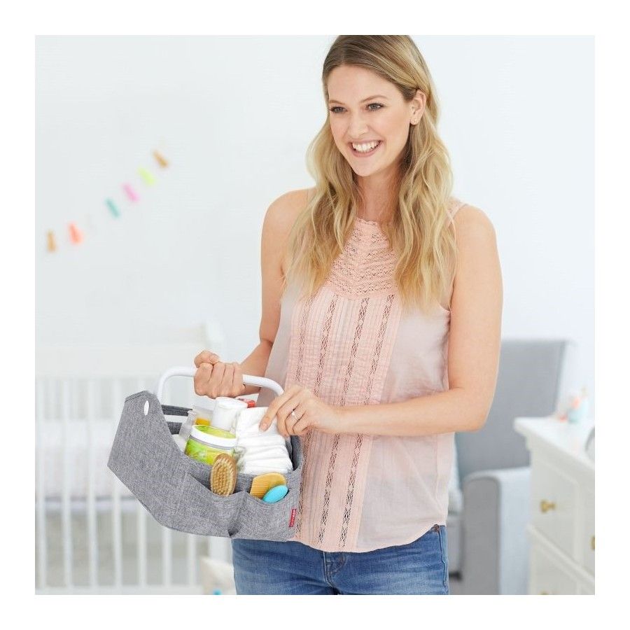 Skip Hop Organizer podróżny z lampką Heather Grey